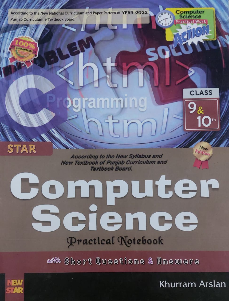 Star Computer Science Practical Notebook Class 9 & 10